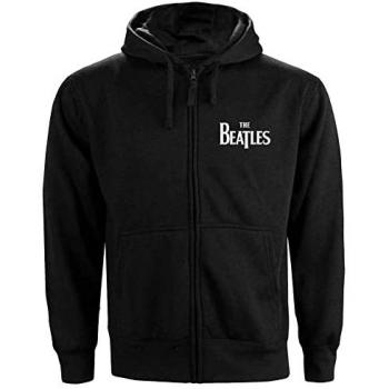 Drop T Logo Back Print Zipper Hoodie