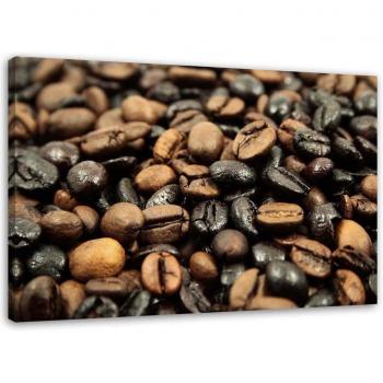 Leinwand Kunst Kaffeebohne 60x40