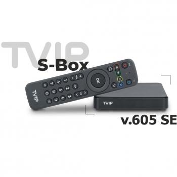 TVIP S-Box v.605 SE 4K UHD Linux IP-Receiver Dual-WiFi