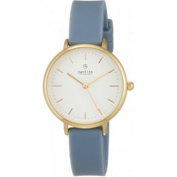 Reloj Fieldwork Azul YM031 para Mujer, Correa Silicona libre de níquel