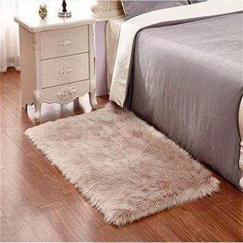 DAOXU Tappeto Faux Fur 90 x 60 cm