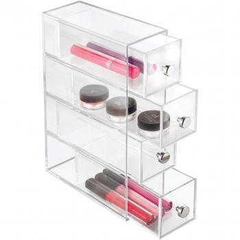 Clear Plastic Makeup Organizer