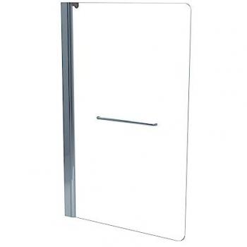 OndaSandra 80x140 cm – Mampara de Baño con Acabado Cromado