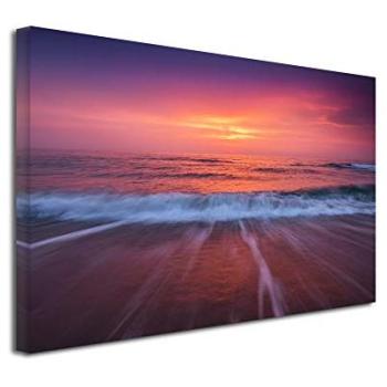 Décoration Murale Paysage Coucher de Soleil 80x50 cm