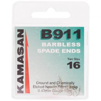 Kamasan B911 Barbless Spade End Hooks