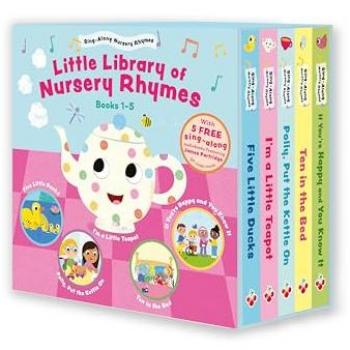 Sing-Along Nursery Rhymes illustrated 5 Board Books Collection Box Set