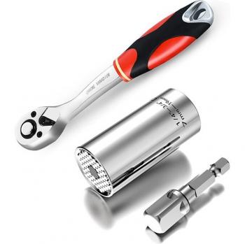 Torque Wrench Head Set for Power Drill 7-19mm