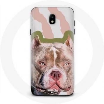Brown Pitbull Dog Design Case for Samsung Galaxy S4