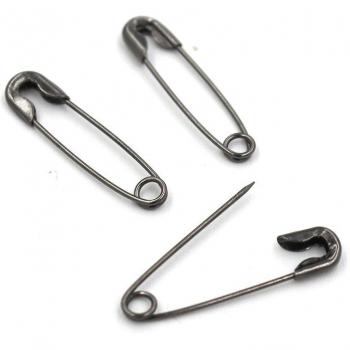 Épingles de sûreté DIY argent, or, noir, anti-cuivre, 200 pièces, 19mm x 5mm