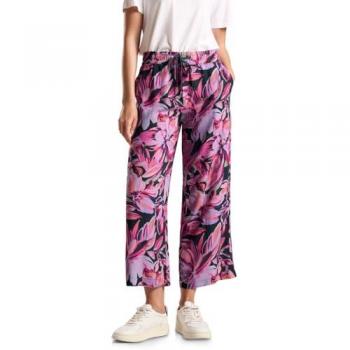 STREET ONE Viskosehose Damen in Magnolia Pink