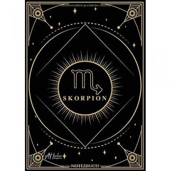 Herler, Alfred: Edles Notizbuch Sternzeichen Skorpion | Designed by Alfred Herler