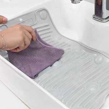 Planche à laver pliante en silicone antidérapante