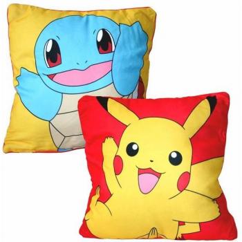POKÉMON Pikachu & Schiggy Kissen 40 x 40 cm
