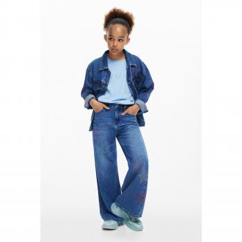 Pantalone Denim Star Blu 7/8