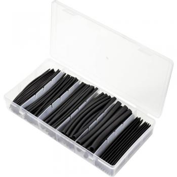 TC-9206232 Kit guaine termoretraibili Nero Restringimento:2:1 170 Parti