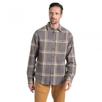Craghoppers Men's Gage Long Sleeve Winter Weight Checked Shirt