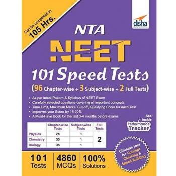 NTA NEET 101 Speed Tests (96 Chapter-wise + 3 Subject-wise + 2 Full)