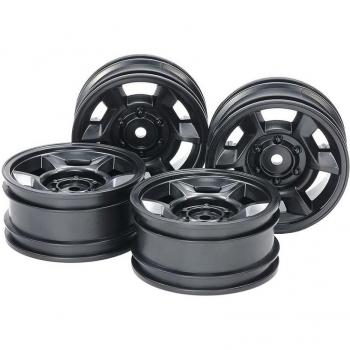 Cerchi CC‑02 Neri 6 Razze – Offset +4