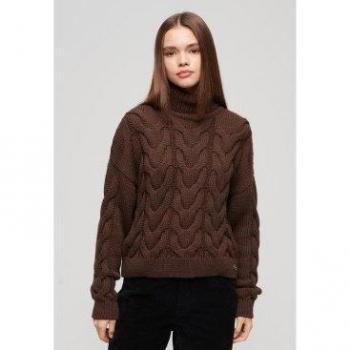 Superdry Damen Polo aus strukturiertem Strick