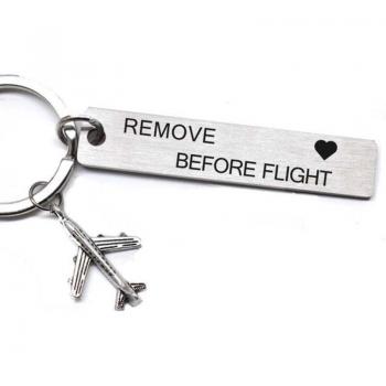 CLELO Pilot Luggage Tag with Engraving