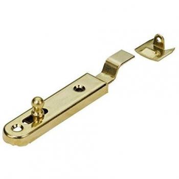 Set di 2 chiavistelli in acciaio, 70 mm x 16 mm
