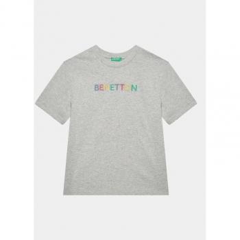 Benetton T-Shirt in Grau für Herren