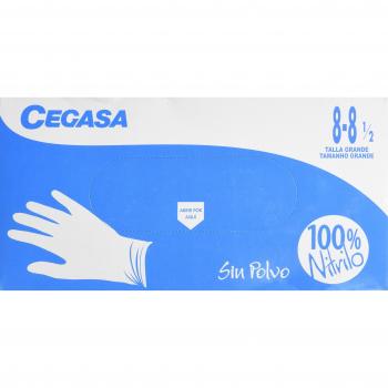 Guantes Desechables de Nitrilo Talla Grande