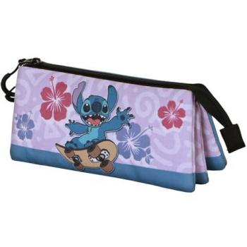Trousse d’école Lilo & Stitch, Design Lilas – Zippée