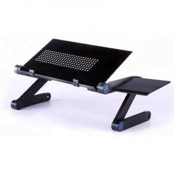 Adjustable Portable Laptop Desk with Large Cooling Fan