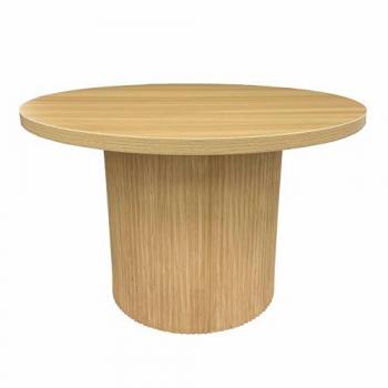 Table basse scandinave en bois clair 70 cm