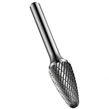 P811 8.0X6.0MM Carbide Bright Ball Nosed Tree Burr