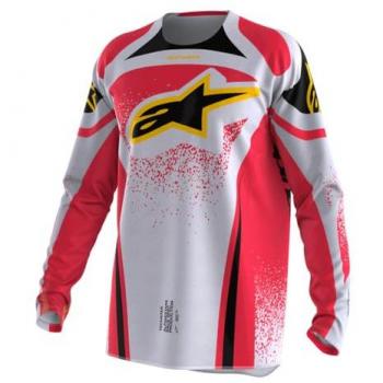 Techstar Nomur Light Magliette Grigio/Bianco per Moto Enduro – L