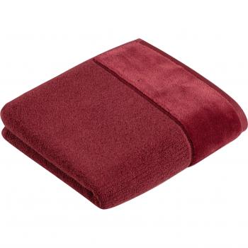 Vossen Handtuch »Pure«, (2 St.), Baumwolle & vegan, mit stilvoller Velourskante