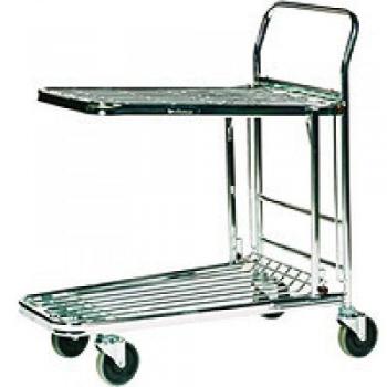 VFM Stock Trolley Metallic Grey 300kg Capacity (W460 X D865 X H980mm) 373227