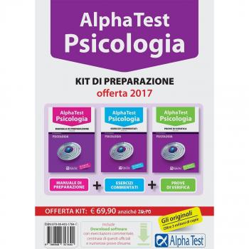 Alpha Test. Psicologia. Kit di preparazione: manuale di preparazione-Esercizi commentati-Prove di verifica. Con software di simulazione