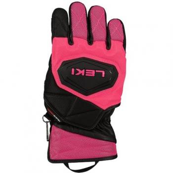 Guantes de Aventura Leki Alpino WCR Venom SL 3D – Negro-Fucsia Infantil