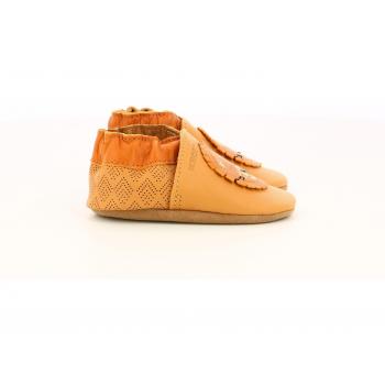 Chaussons bébé Robeez Grooar Marron