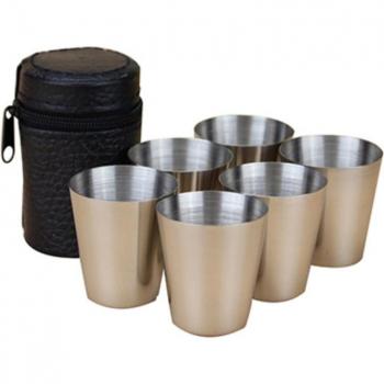 30ml Outdoor Stainless Steel Shot Glasses Set (6pcs/4pcs)