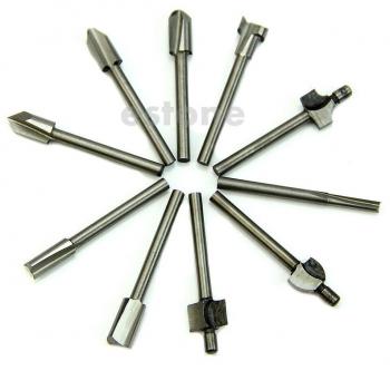 Broca Rotativa HSS 1/8 y 3 mm – Juego de 10