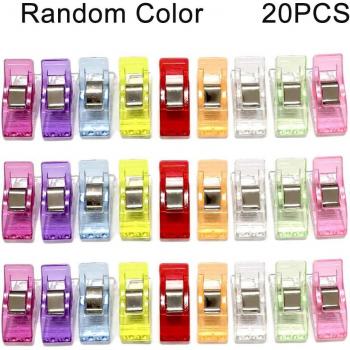 Clip de positionnement et couture plastique couleur – 10 pièces