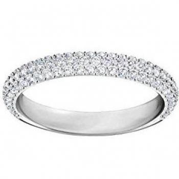 Anillo Swarovski Stone Blanco Rodio