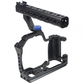 BGNing Aluminum Camera Cage with Quick-Release Plate for Canon EOS M50 M5