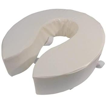 FoamFlex 4″ High Seat for Bathroom – Padded & Removable Cover