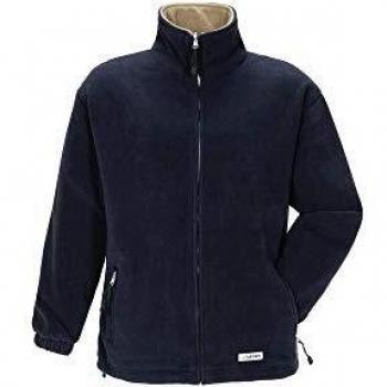 Planam Fleecejacke Stream marine/camel XS