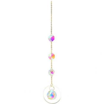Colgante artesanal de cristal para decoración