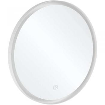 Villeroy & Boch Subway 3.0 Aluminiumrahmen-Spiegel, rund, 71,2 cm