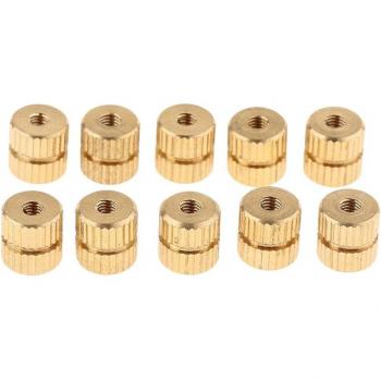 10Pcs Piston Valve Cap Screws for Tenor Horn and Trumpet