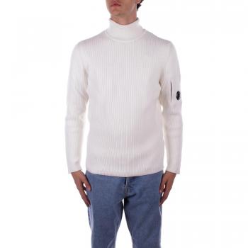C.P. Company Baumwoll-Rollkragenpullover Off-White für Herren