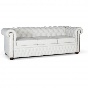 Giner & Colomer Chester 3 Places – Cuir Blanc