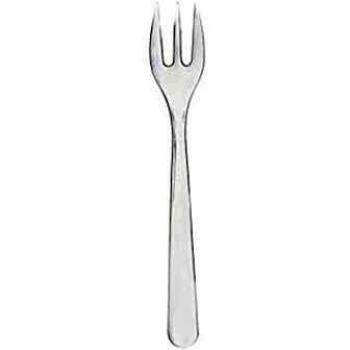 Forchetta Mini Trasparente Gold Plast 50PZ